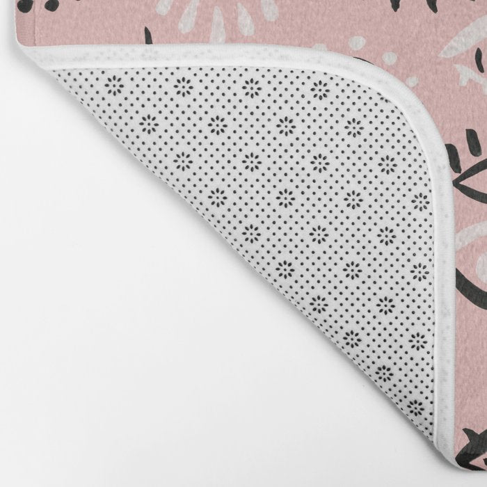 Mystic Eyes - Blush & Black Palette Bath Mat Gallery Image 2
