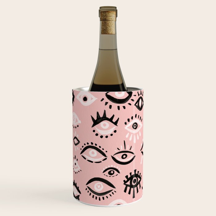 Mystic Eyes - Blush & Black Palette Wine Chiller Gallery Image 3