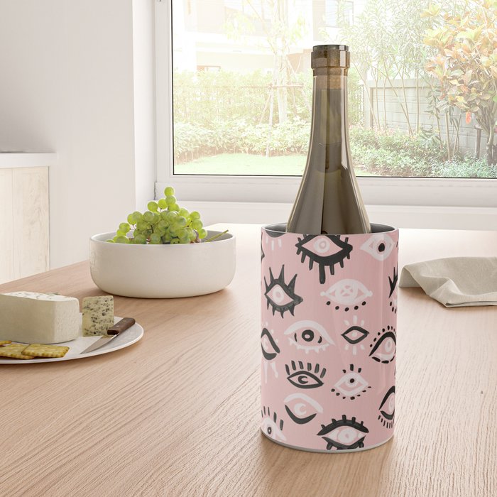 Mystic Eyes - Blush & Black Palette Wine Chiller Gallery Image 4