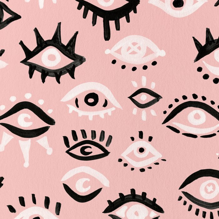 Mystic Eyes - Blush & Black Palette Coffee Mug Gallery Image 2