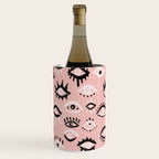 Mystic Eyes - Blush & Black Palette Wine Chiller Gallery Image 1