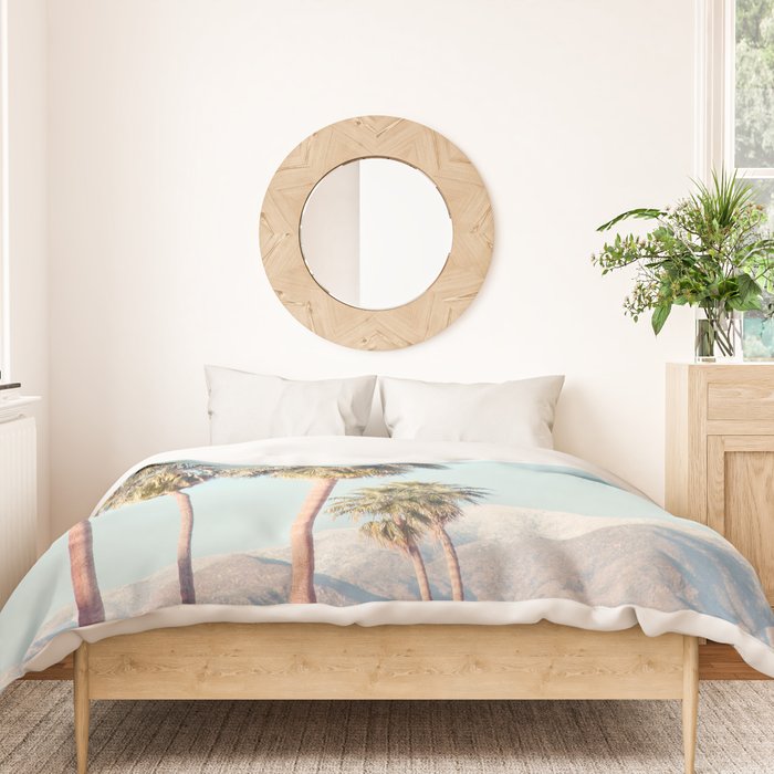 Palm Springs Palm Trees Duvet Cover Gallery Image 3