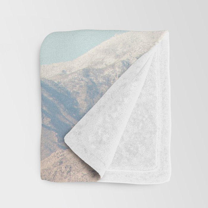 Palm Springs Palm Trees Throw Blanket Gallery Image 3