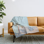 Palm Springs Palm Trees Throw Blanket Gallery Image 1