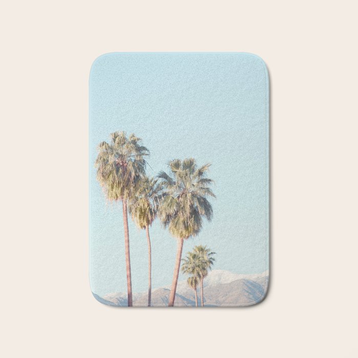 Palm Springs Palm Trees Bath Mat Gallery Image 1