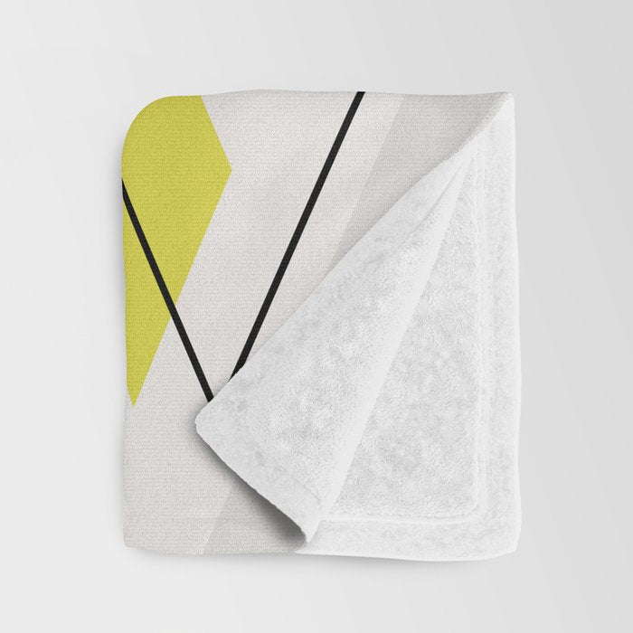 Mid Century Modern Scattered Diamonds Throw Blanket Gallery Image 3