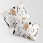 Mid Century Modern Scattered Diamonds Pillow Sham Gallery Image 3
