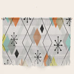 Mid Century Modern Scattered Diamonds Wall Hanging Gallery Image 1