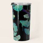 O Ginkgo (on Black) Travel Mug Gallery Image 3
