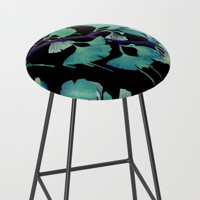 O Ginkgo (on Black) Stool Gallery Image 2