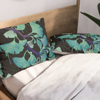 O Ginkgo (on Black) Pillow Sham Gallery Image 2