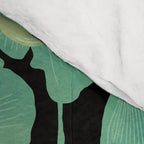 O Ginkgo (on Black) Comforter Gallery Image 4