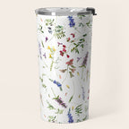 Scandinavian Midsummer Wildflowers Meadow  Travel Mug Gallery Image 2