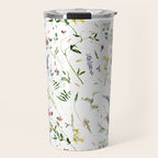 Scandinavian Midsummer Wildflowers Meadow  Travel Mug Gallery Image 1