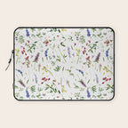 Scandinavian Midsummer Wildflowers Meadow  Laptop Sleeve Gallery Image 1