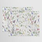 Scandinavian Midsummer Wildflowers Meadow  Placemat Gallery Image 1