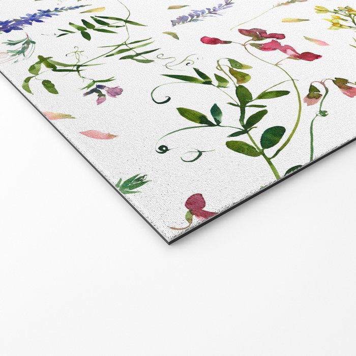 Scandinavian Midsummer Wildflowers Meadow  Welcome Mat Gallery Image 2