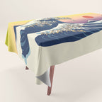 The Great Wave Of  Cat Tablecloth Gallery Image 1