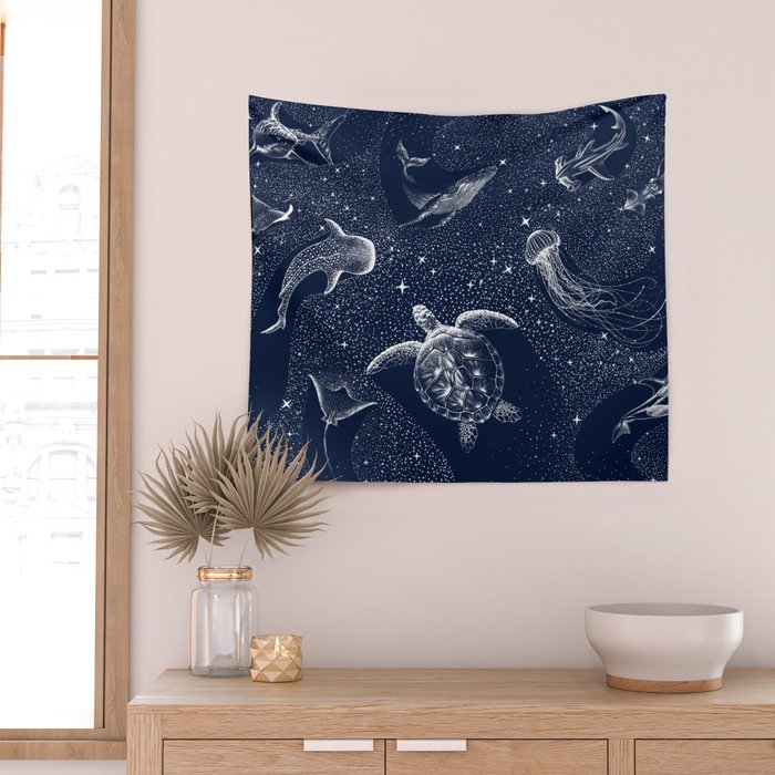 Cosmic Ocean Wall Tapestry Gallery Image 2