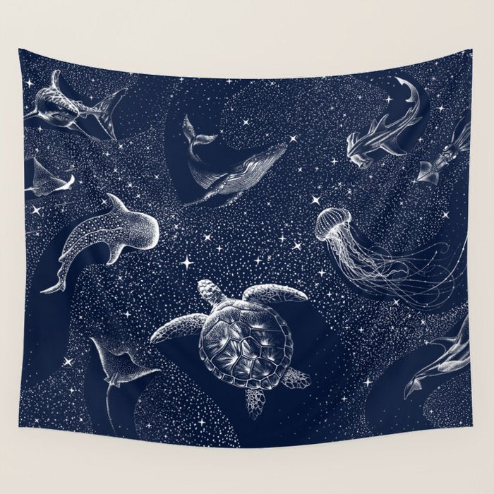 Cosmic Ocean Wall Tapestry Gallery Image 4