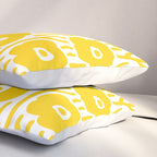Wild Flowers Yellow Pillow Sham Gallery Image 3