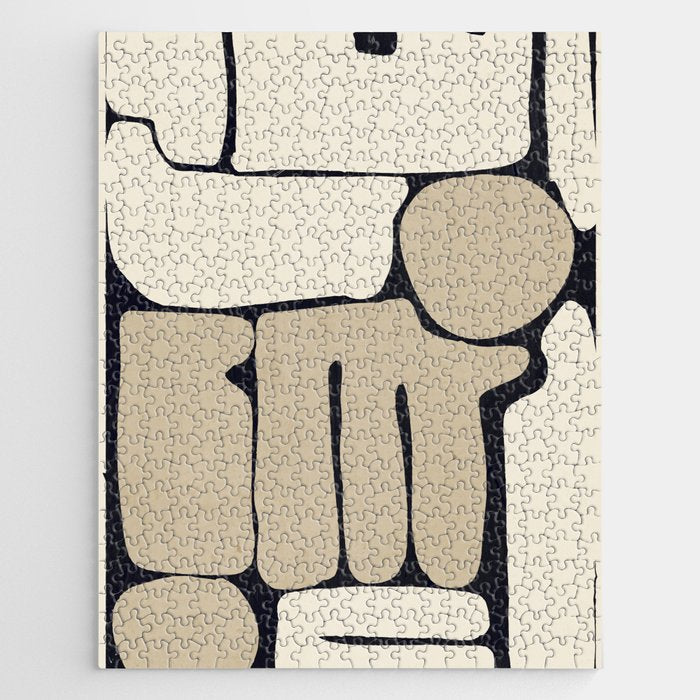 Modern Abstract Minimal Shapes 163 Jigsaw Puzzle Gallery Image 1