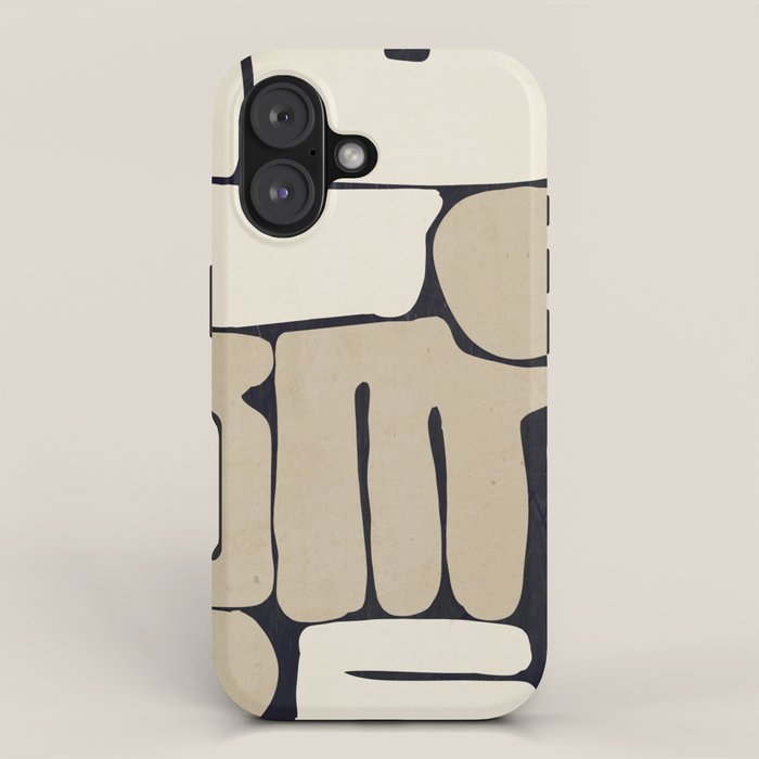 Modern Abstract Minimal Shapes 163 iPhone Case Gallery Image 1