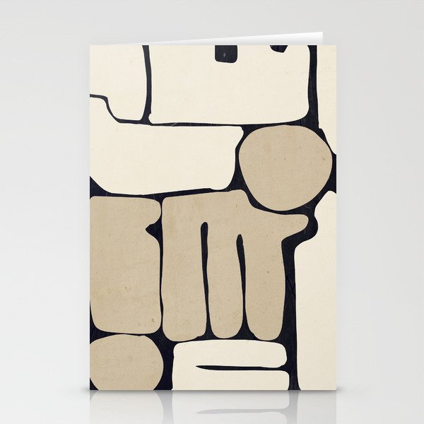 Modern Abstract Minimal Shapes 163 Stationery Card Gallery Image 1