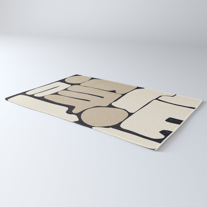 Modern Abstract Minimal Shapes 163 Rug Gallery Image 3