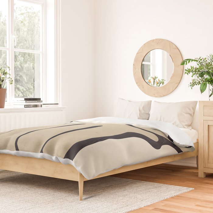 Modern Abstract Minimal Shapes 163 Duvet Cover Gallery Image 2