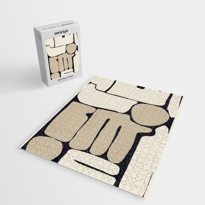 Modern Abstract Minimal Shapes 163 Jigsaw Puzzle Gallery Image 2