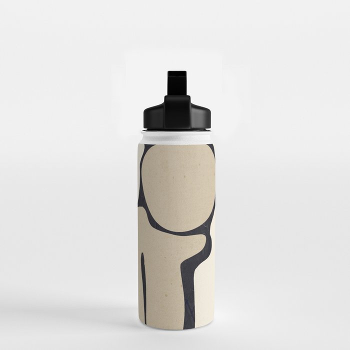 Modern Abstract Minimal Shapes 163 Water Bottle Gallery Image 2