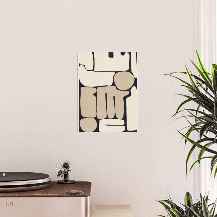 Modern Abstract Minimal Shapes 163 Poster Gallery Image 2