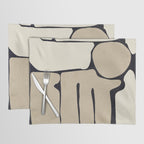 Modern Abstract Minimal Shapes 163 Placemat Gallery Image 1