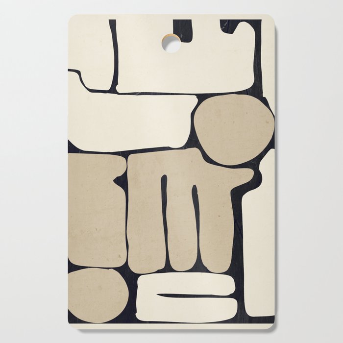 Modern Abstract Minimal Shapes 163 Cutting Board Gallery Image 1