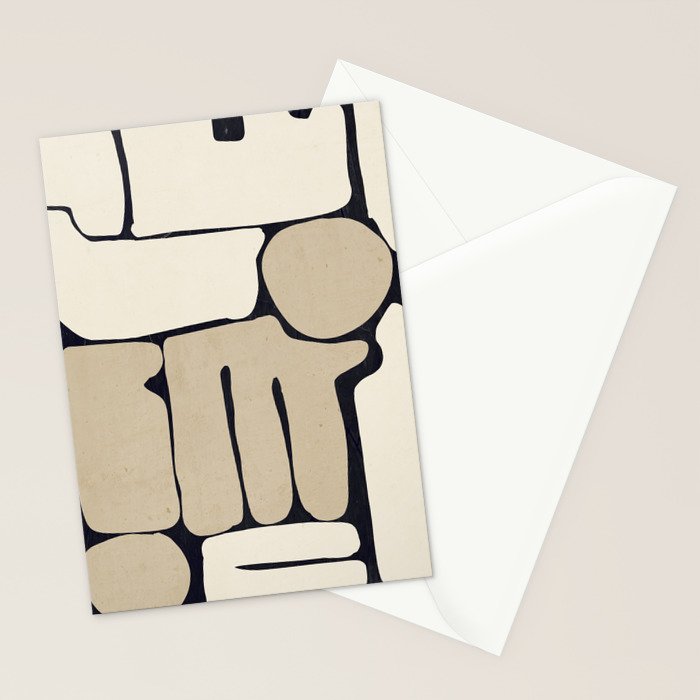 Modern Abstract Minimal Shapes 163 Stationery Card Gallery Image 2