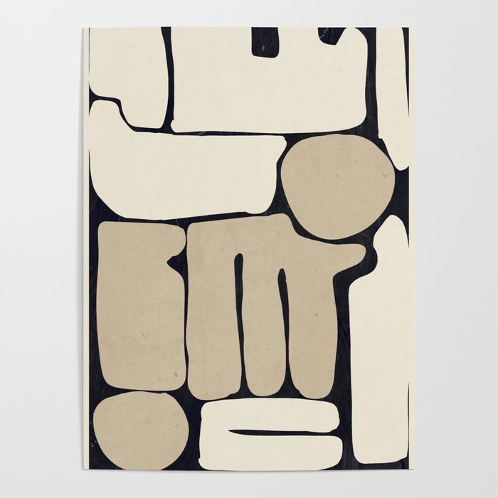 Modern Abstract Minimal Shapes 163 Poster Gallery Image 4