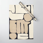 Modern Abstract Minimal Shapes 163 Wrapping Paper Gallery Image 1