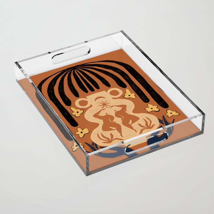 Sun And Moon  Acrylic Tray Gallery Image 1
