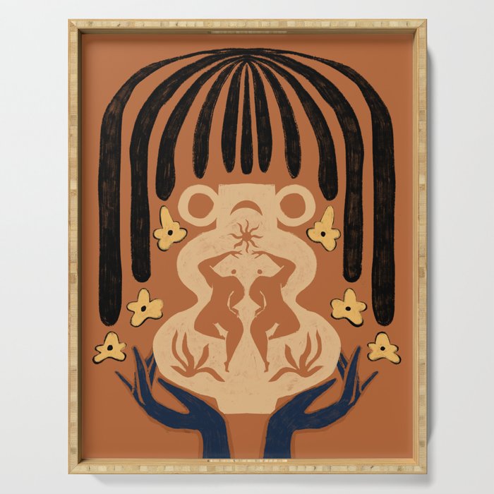 Sun And Moon  Serving Tray Gallery Image 1