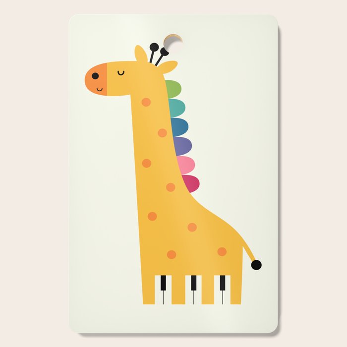 Giraffe Piano Cutting Board Gallery Image 1