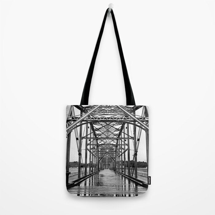 Walnut Street Bridge No. 10 Architectural Chattanooga Photography Tote Bag Gallery Image 2