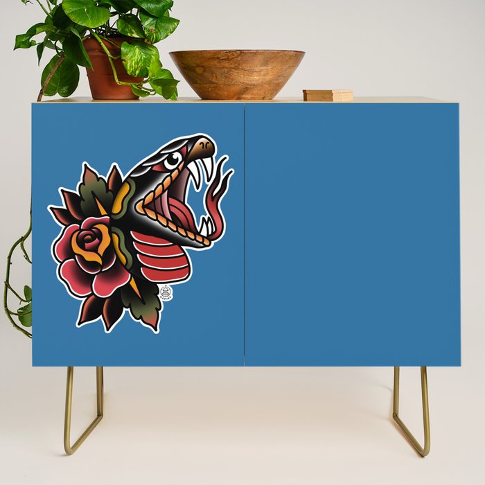 Snake Tattoo Credenza Gallery Image 1