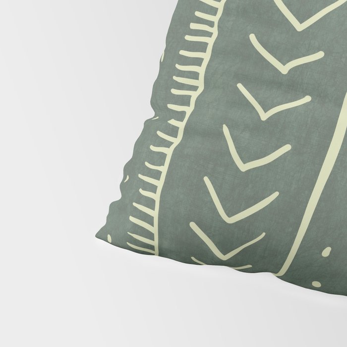 Moroccan Stripe in Leaf Green Pillow Sham Gallery Image 4