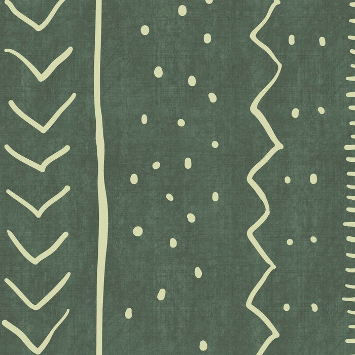 Moroccan Stripe in Leaf Green Coffee Mug Gallery Image 2