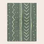 Moroccan Stripe in Leaf Green Notebook Gallery Image 4
