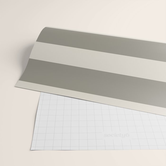 Neutral Maxi Stripes Wrapping Paper Gallery Image 2