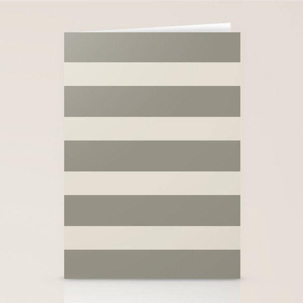 Neutral Maxi Stripes Stationery Card Gallery Image 2
