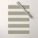 Neutral Maxi Stripes Wrapping Paper Gallery Image 1