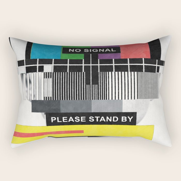 Radio days  Rectangular Pillow Gallery Image 1